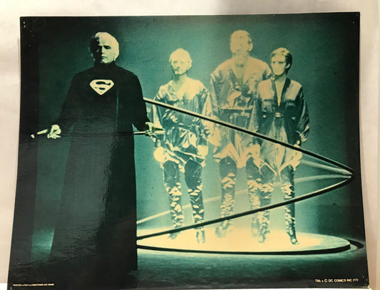 ORIGINAL MOVIE STILLS - SUPERMAN - Jor-el (Marlon Brando) at the trial of General Zod