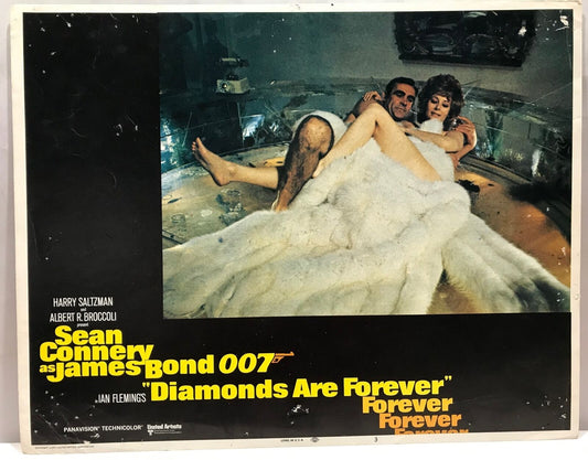 ORIGINAL LOBBY CARD - DIAMONDS ARE FOREVER - 1971 - James Bond - card #3