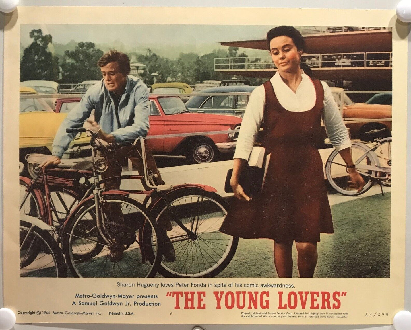 ORIGINAL LOBBY CARDS - THE YOUNG LOVERS - 1964 - set of 8