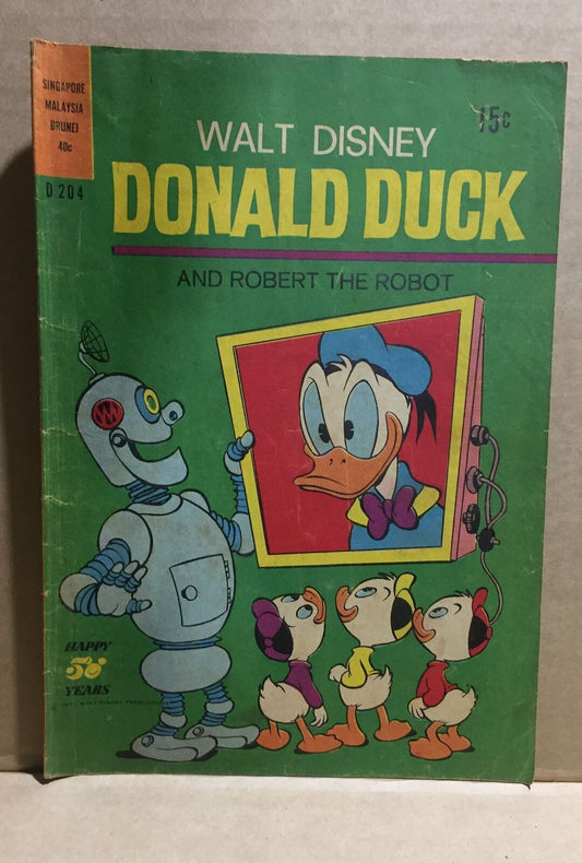 WALT DISNEY COMIC BOOK - DONALD DUCK D204  australian