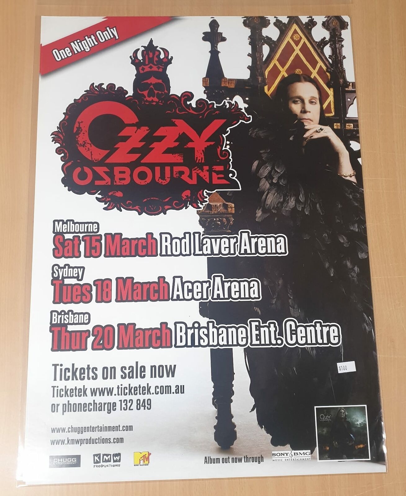 MUSIC PROMO POSTER - OZZY OZBOURNE