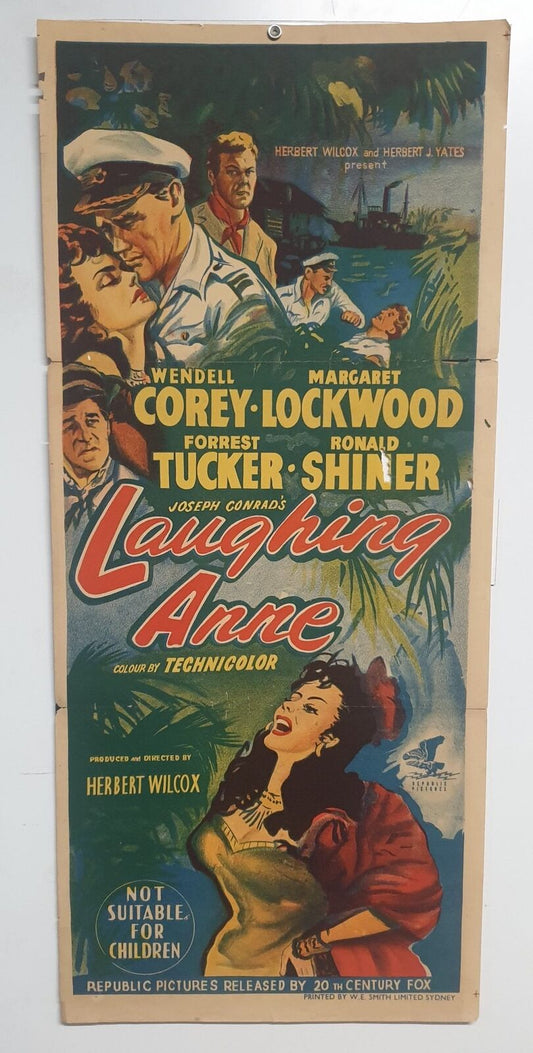 ORIGINAL DAYBILL MOVIE POSTER - LAUGHING ANNE