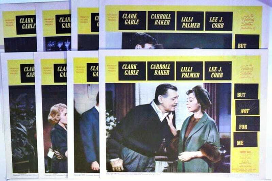 ORIGINAL LOBBY CARDS - BUT NOT FOR ME - 1959 - set of 8
