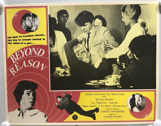 ORIGINAL LOBBY CARDS - BEYOND REASON - 1970 - set of 8 - Australian