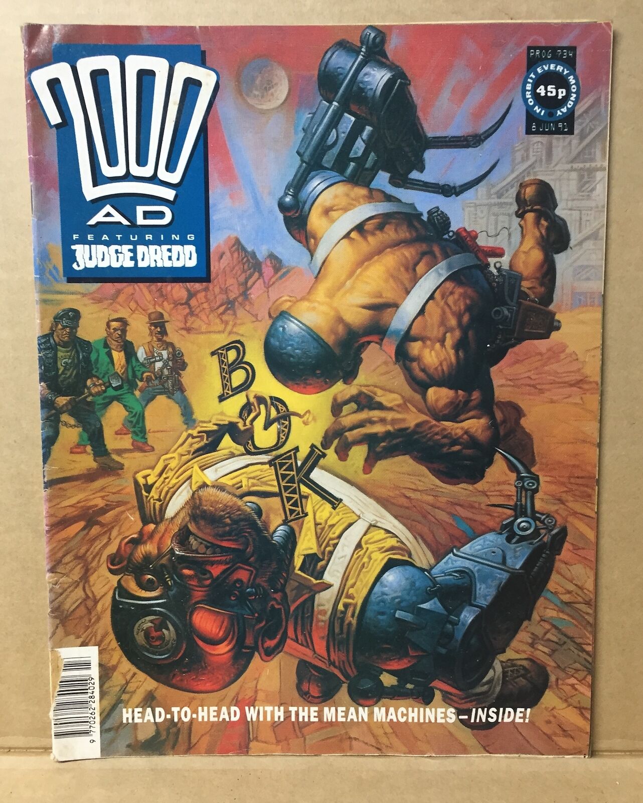 COMIC BOOK - 2000 AD 734