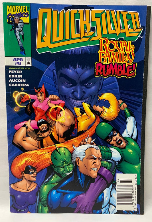 COMIC BOOK - QUICKSILVER #6 ROYAL FAMILY RUMBLE