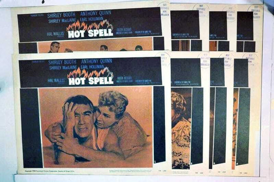 ORIGINAL LOBBY CARDS - HOT SPELL - 1958 - set of 8