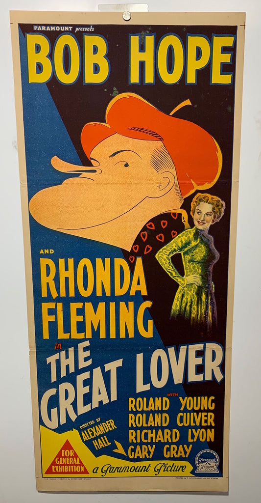 ORIGINAL DAYBILL MOVIE POSTER - THE GREAT LOVER - 1949 - Richardson Studio