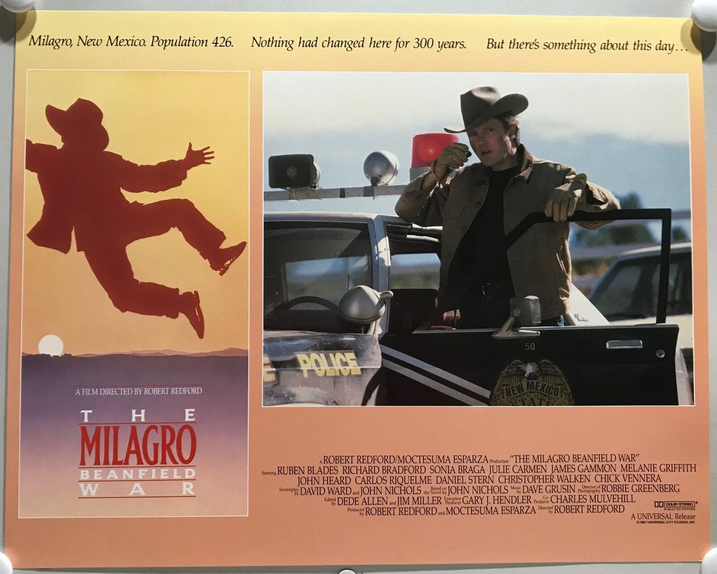 ORIGINAL LOBBY CARDS - THE MILAGRO BEANFIELD WAR - 1988 - set of 8