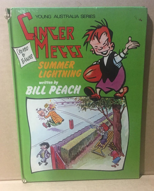 HARD COVER BOOK - GINGER MEGGS SUMMER LIGHTNING BILL PEACH