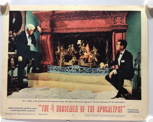 ORIGINAL LOBBY CARDS - THE 4 HORSEMEN OF APOCALYPSE (b) - 1961 - set of 8