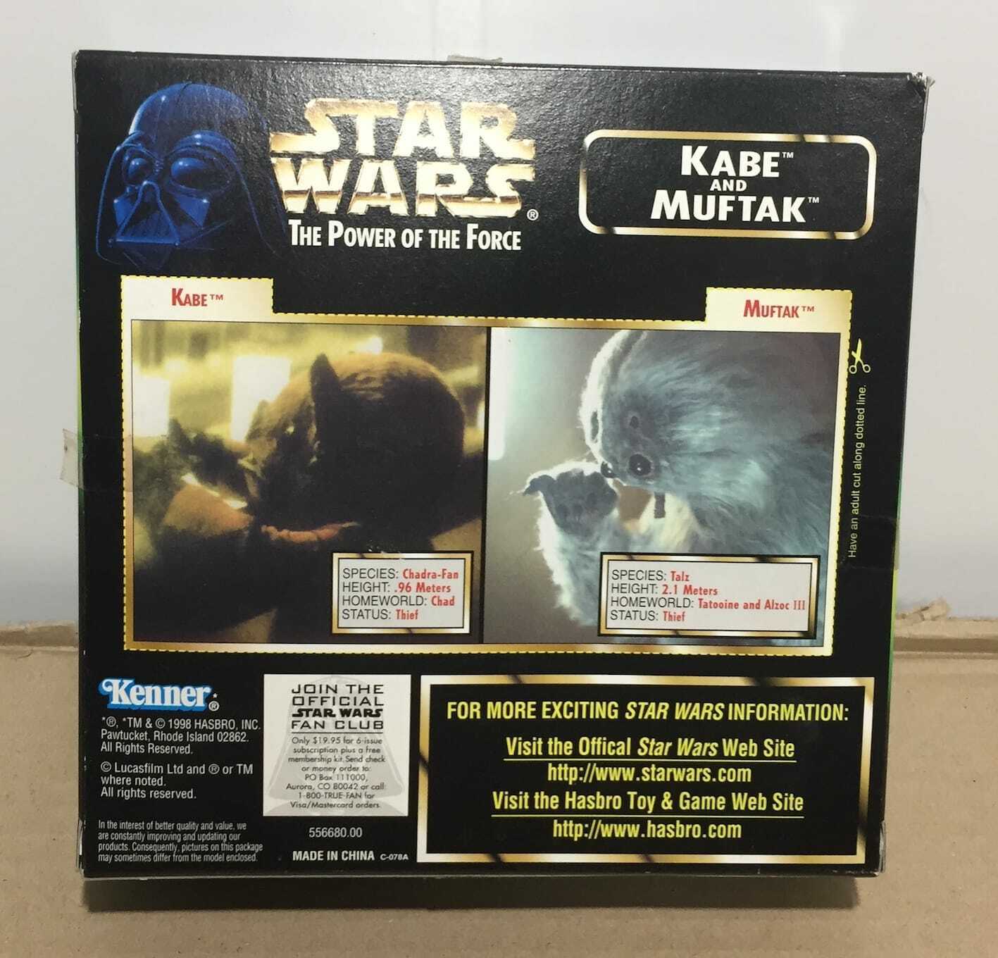 STAR WARS - KENNER - POTF - KABE and MUFTAK